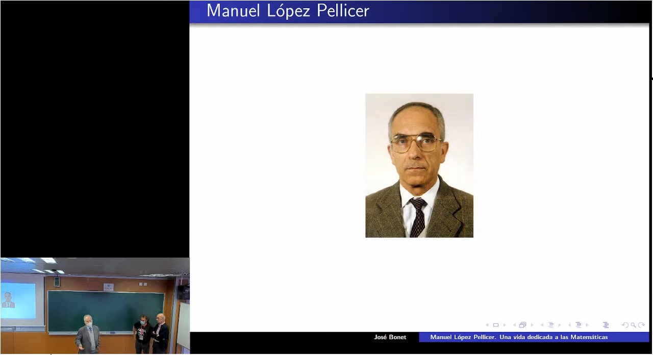 Homenaje a Manuel López Pellicer.